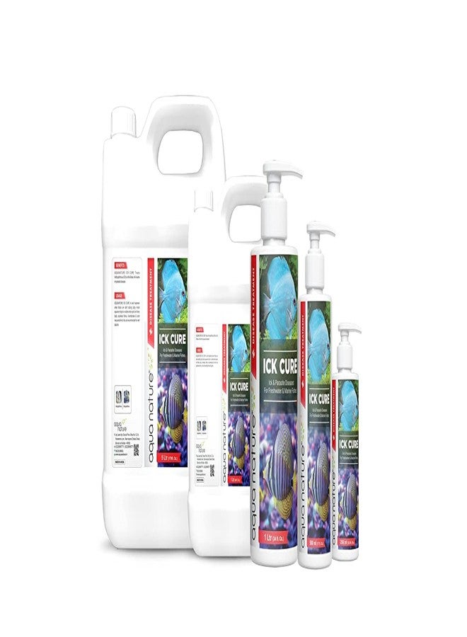 الطبيعة المائية علاج AquaNature® لمرض البقع البيضاء في الأسماك، يعالج مرض البقع البيضاء والطفيليات في أحواض المياه العذبة والمالحة (120 مل) - Image 4